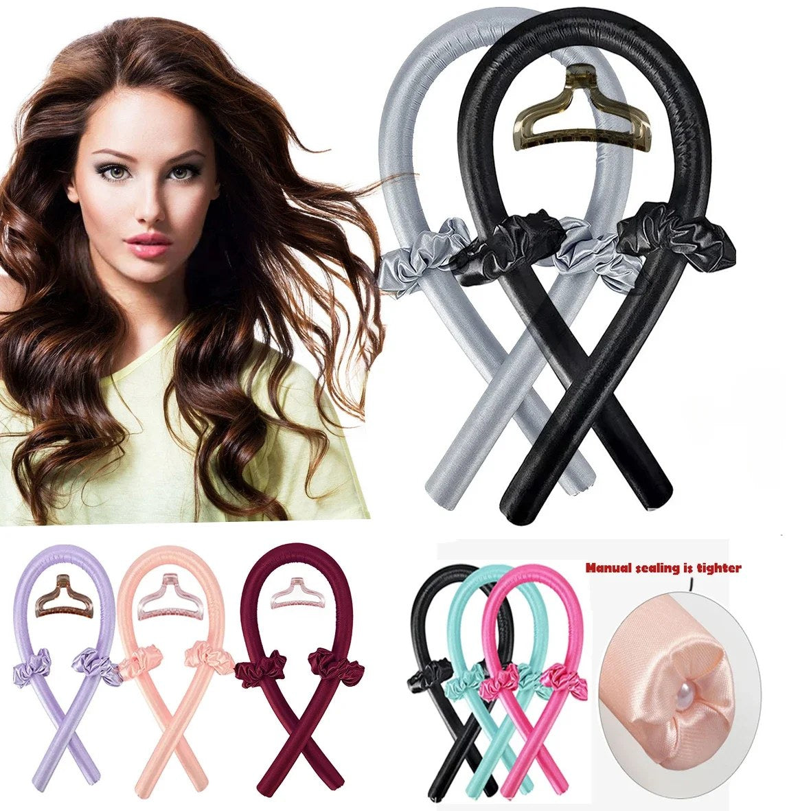 CloudCurls heatless curling ribbon set — photo 2