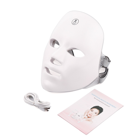 7-Color LED Facial Mask for Skin Care (Single Unit) – Shopezee